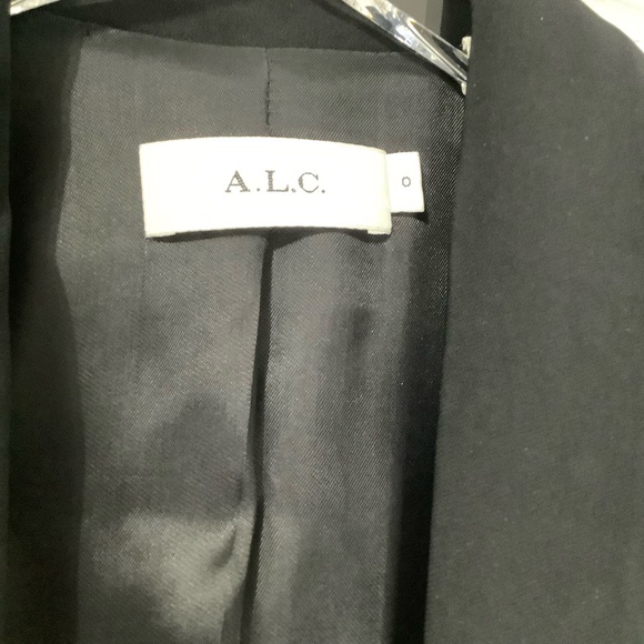 A.L.C. James stud Embellished Crepe Blazer. (0201) - Picture 3 of 9